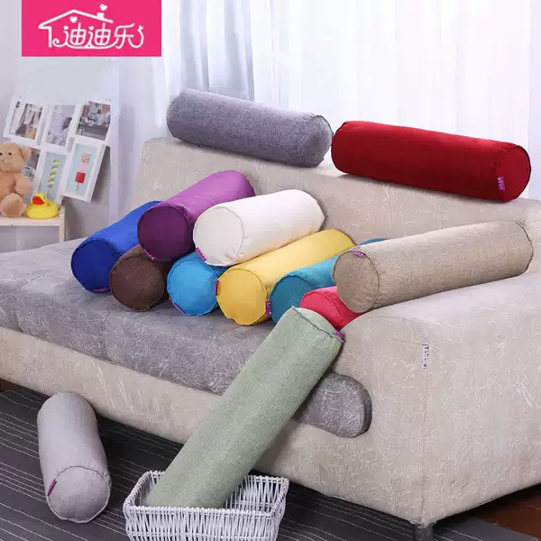 cylinder sofa pillows