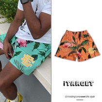 Eric Emanuel American Summer Sports Shorts Mens Knee High Street Loose Casual Breathable Basketball Pants