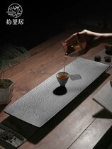  Shiliju Wu Jinshi tea tray Small drainage mini household single-layer tea table Light luxury modern exquisite tea sea
