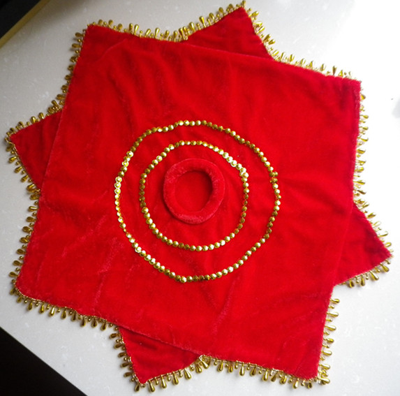 Best selling thickened and enlarged dance handkerchief large handkerchief Northeast duo turn towel Yangko dance handkerchief octagonal towel