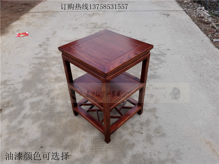 Mahjong gỗ bảng bảng cà phê góc một vài bảng bên nhỏ Dongfanghong Trung Quốc elm giả đơn giản của giao dịch đồ nội thất cổ điển Minh và nhà Thanh - Bàn trà mẫu bàn trà đẹp