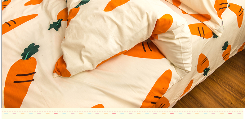 Một gia đình của bốn đứa con gái phim hoạt hình bông chăn Khăn bông 1,2m 1,5m giường ba mảnh 4 người - Bộ đồ giường bốn mảnh bộ drap giường 1m6