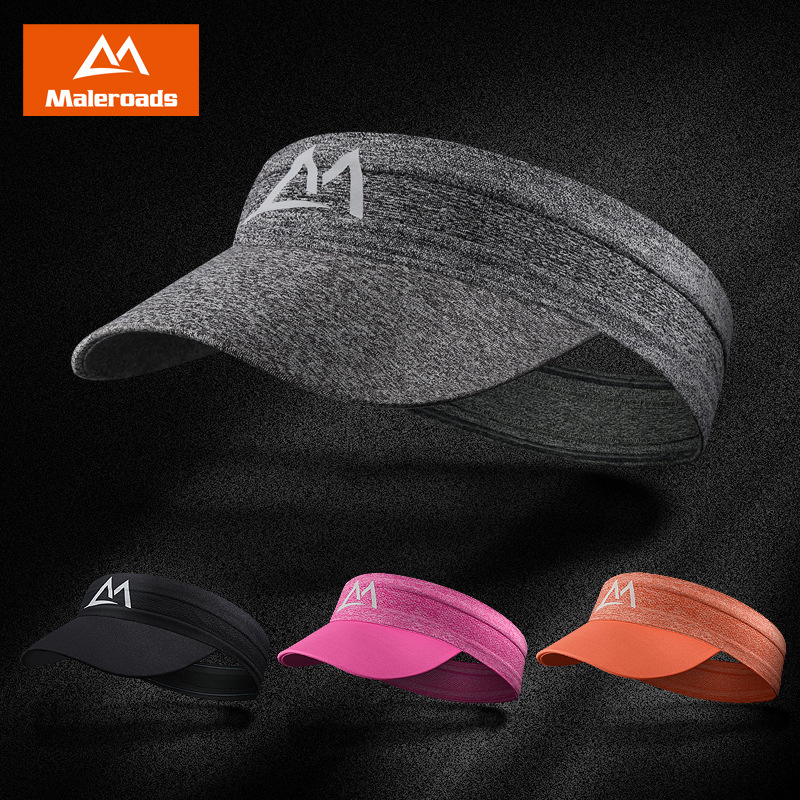 Empty top hat men's and women's summer quick-drying sun hat sunscreen running sun hat marathon tennis hat foldable