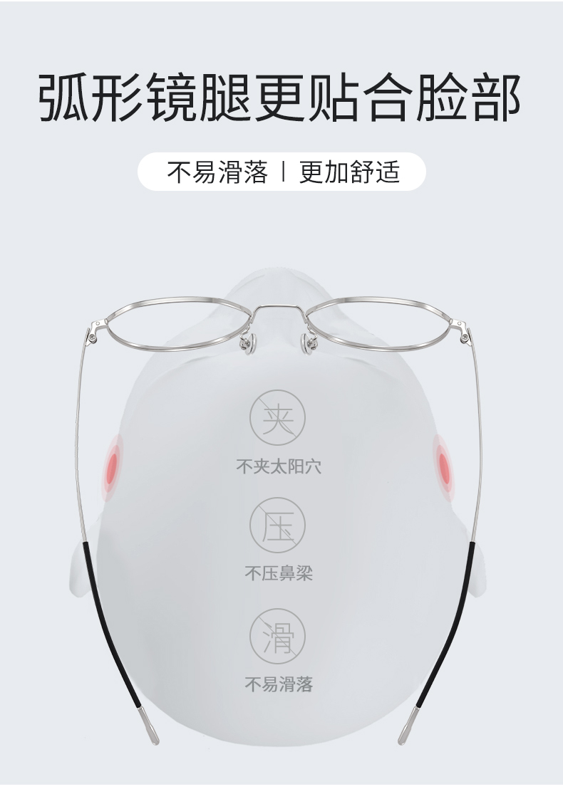 乐申 防蓝光近视眼镜 0-600免费配度数 图10