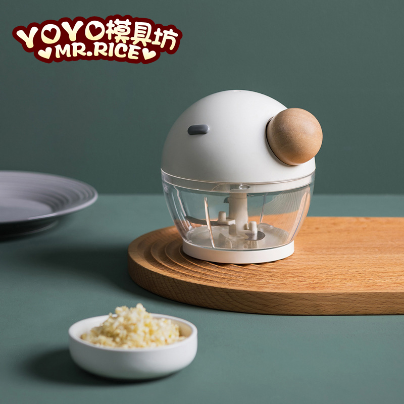 Toyme Multi-functional cuisine Machine Creative garlic Clay Seminarizer Baby Deputy Food Machine Manual Garlic Mashed Garlic Paste Garlic