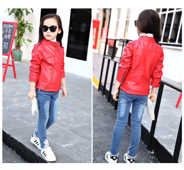 Veste pour fille en cuir - Ref 2158487 Image 30