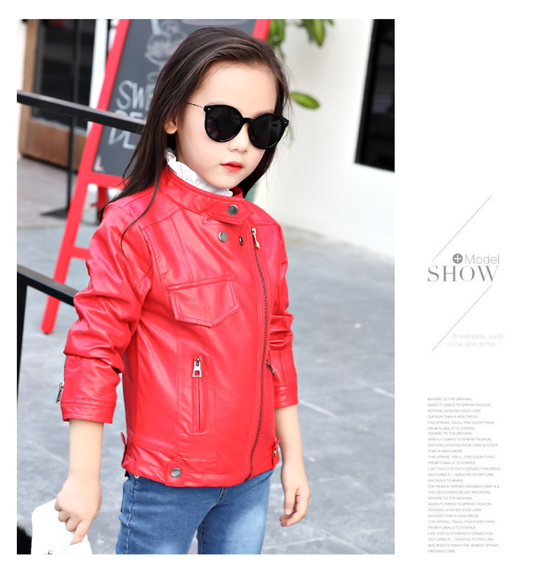 Veste pour fille en cuir - Ref 2158487 Image 31