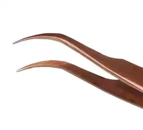 Gold tweezers original handy wear-resistant acid-resistant tweezers (elbow)