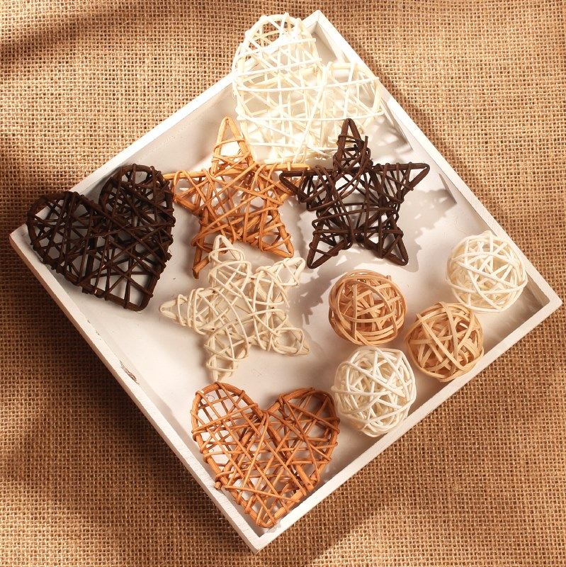 (10 Loaded) vine-ball photo-prop swing ornaments Taobao shooting Pendulum Shoots and Photography Background Cloth Decorations