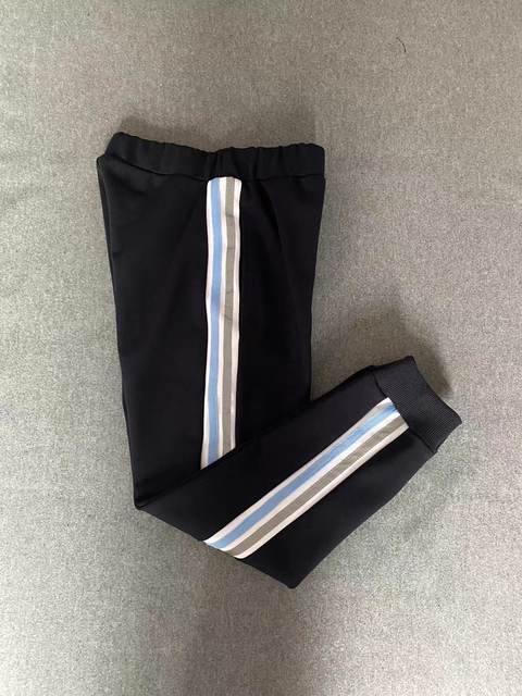 Natural waist casual sports pants with velvet and thickening