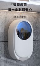 Household chopstick sterilizer Chopstick cage with cover Dust-proof hanging hole-free kitchen mildew-proof simple storage chopstick tube