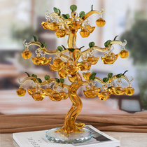 Citrine Yuanbao Money Tree Ornaments Lucky Tree Home Living Room Decoration Crafts Opening Housewarming Gifts Feng Shui