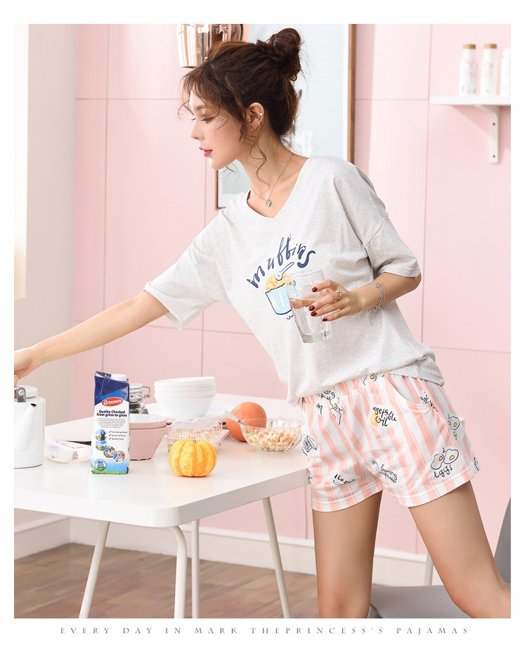 Pyjama pour femme      en Coton à manches - Ref 2994467 Image 124