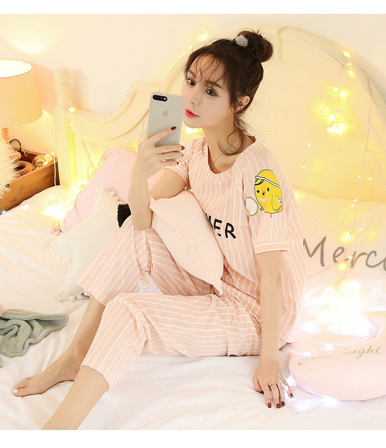 Pyjama pour femme      en Coton à manches - Ref 2994467 Image 184