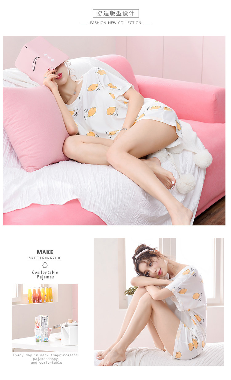 Pyjama pour femme      en Coton à manches - Ref 2994467 Image 162