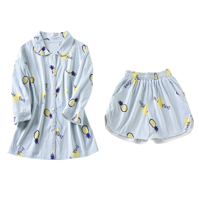 Pyjama pour femme      en Coton à manches - Ref 2994467 Image 5