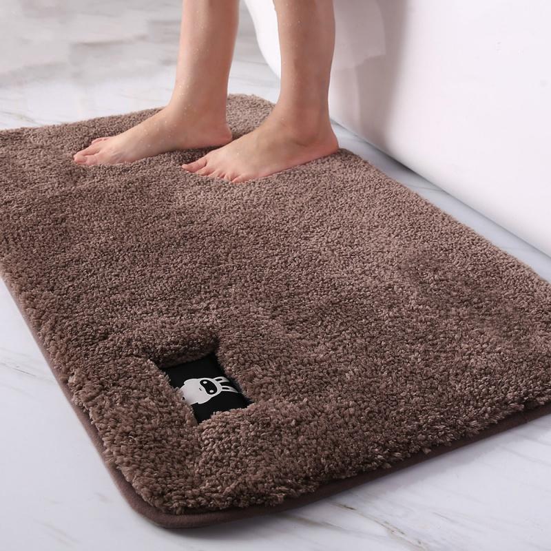 Living room Absorbent Ground Mat MAKEUP ROOM NON-SLIP DOOR CUSHION BEDROOM E PEDALING DOOR CUSHION PLUSH BATHROOM DOORWAY CARPET FEET