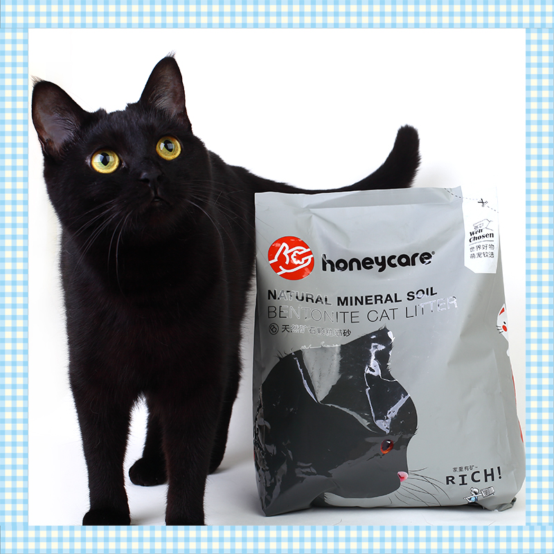Good life natural cat litter natural ore sand activated carbon bentonite absorbent deodorant dust-free particles Honeycare