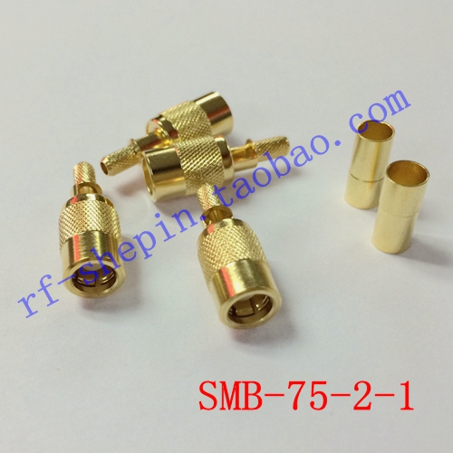 Coaxial Connector 75 Ohm SMB-75-2-1 Female Head 2M (Mega) Cable Connector Huawei Device Interface