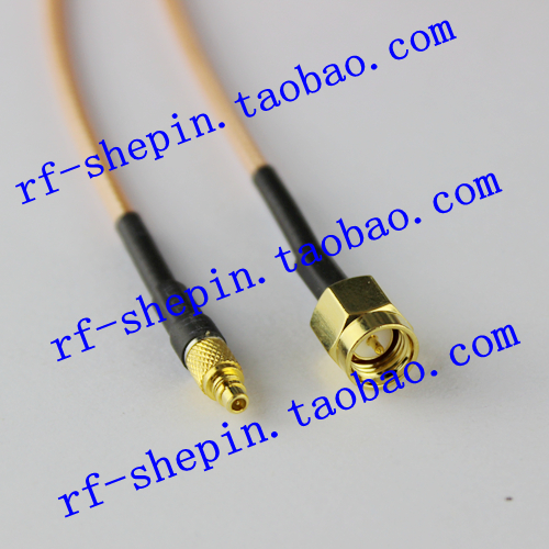 Radio frequency switching line MMCX-J straight male head transits SMA-J straight male head inner needle connecting line RG316 line