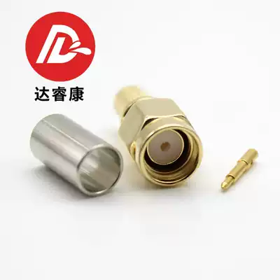 RF connector SMA-J-3 pattern inner screw inner pin Standard SMA male crimping RG58 50-3 feeder