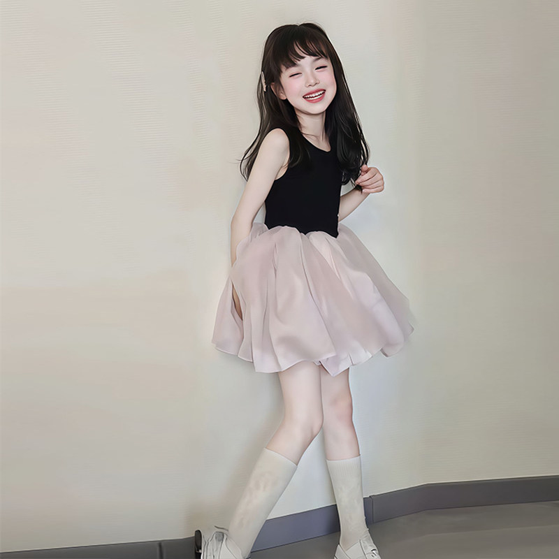 现货童装女童连衣裙2026夏装新款洋气超好看小女孩独特漂亮公主裙 — 1
