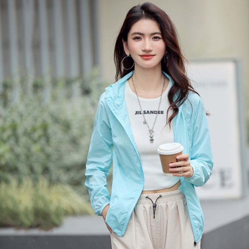 Women's Sports Windbreaker 2026 Spring, Autumn and Summer Single-Layer Thin Windproof Jacket Ultra-Thin Windproof Clothing Lightweight Windproof Jacket