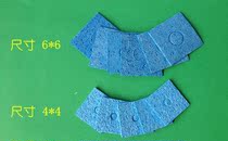 Soldering iron sponge blue yellow thick and thin independent packaging soldering iron mouth cleaning Mian welding tool accessories