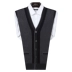 Nam trung niên mùa thu và mùa đông đan áo vest len ​​trung niên áo len cha mặc vest nam vest vest len dệt kim Dệt kim Vest