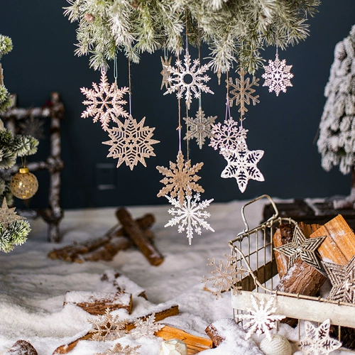 掬涵 Рождественская декоративная снежинка декоративная рождественская елка подвесное окно подвесное окно подвесное окно Ориентация атмосферы