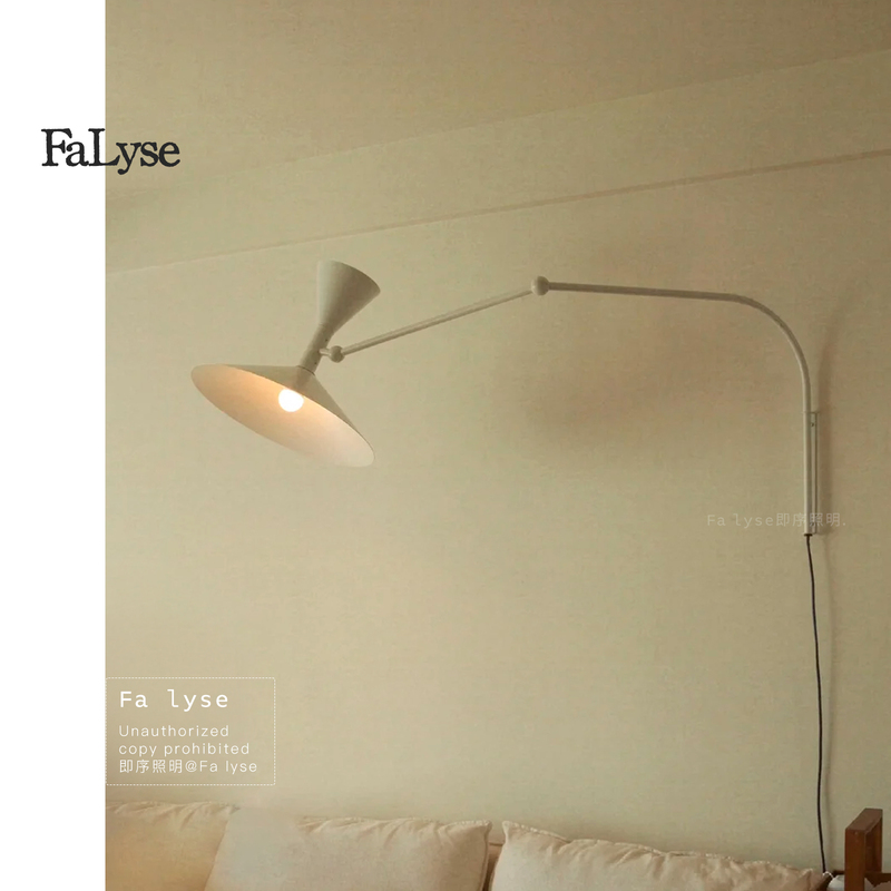 Italian Nemo Rotatable Speaker Marseille Wall Lamp Designer Model Living Room Sofa Background Wall Bedroom Bedside Lamp
