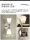 Danish Harlekin Vintage Hourglass Wall Lamp Nordic Designer Background Wall Staircase Bedroom Aisle Bedside Lamp