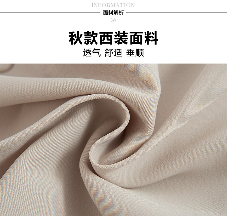 西装裤女九分裤春秋款高腰显瘦烟管裤宽松学生小脚休闲哈伦裤潮详情5
