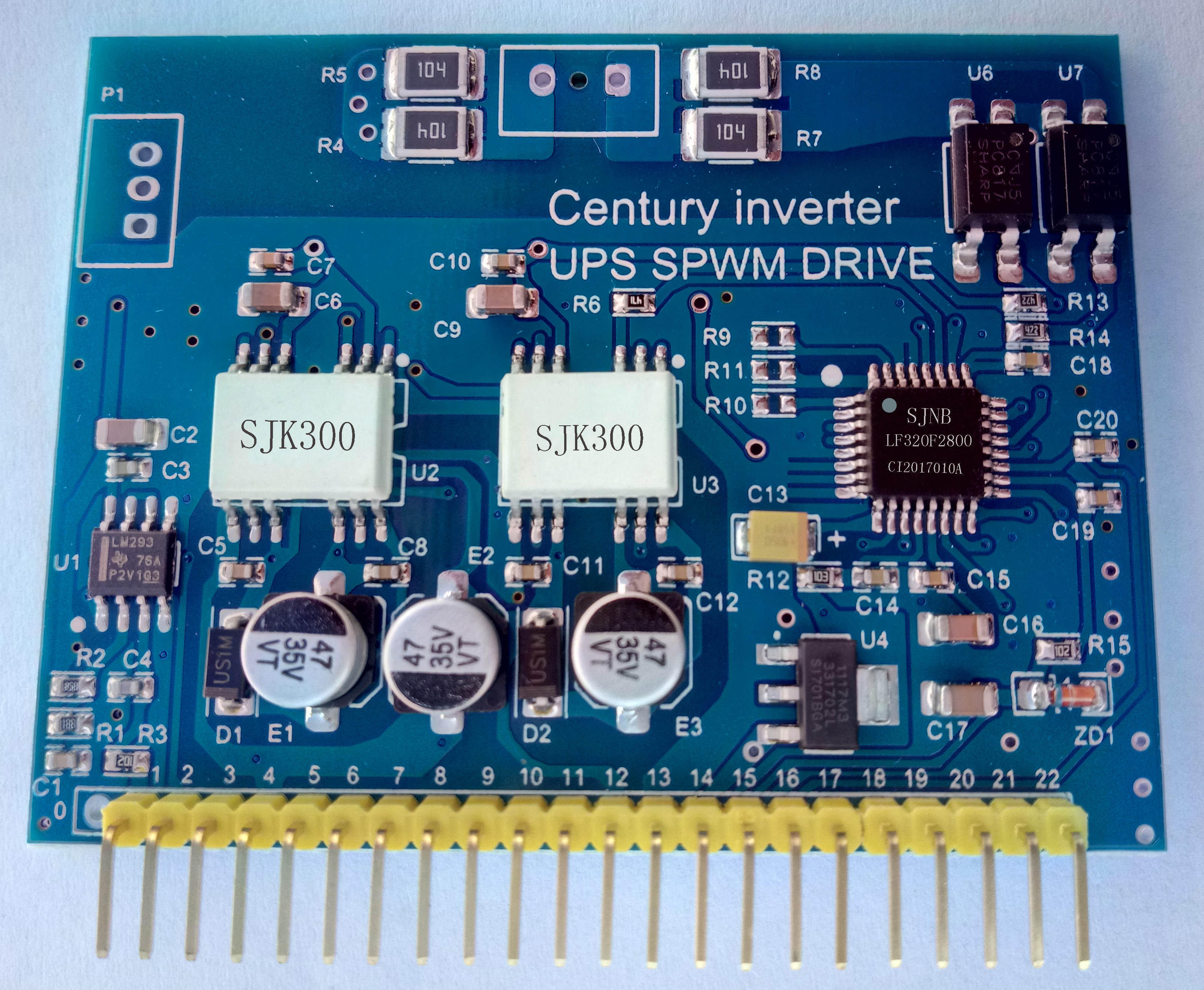 Pure sine wave inverter drive board with UPS function can be used for EPS
