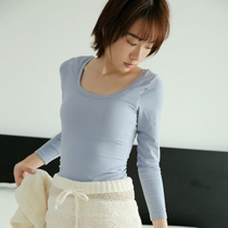 Thin and warm -- Australia imports Merlinu wool beating undershirt woman autumn and winter to build a warm and warm blouse