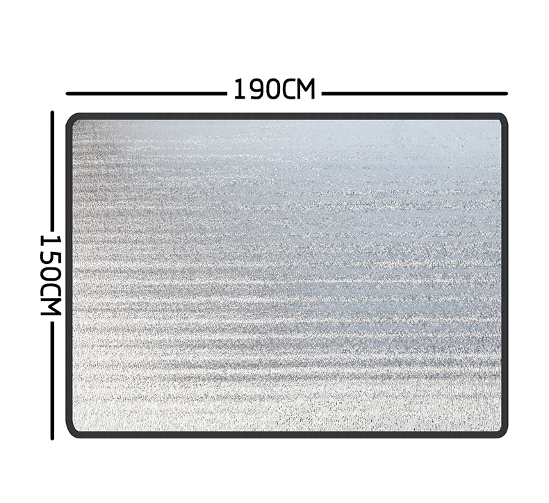 Purland Aluminium mat ngoài trời màng nhôm mat mat bãi biển mat dã ngoại - Thảm chống ẩm / Mat / Gối tấm thảm xốp