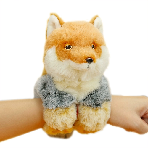 Оригинальный браслет, реалистичная плюшевая игрушка, кукла, лиса, енот, подарок на день рождения