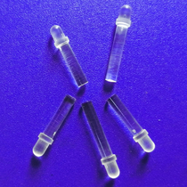 LED patch light guide column large round head 3mm transparent light cap PLG-A indicator light column rod PLP1 series