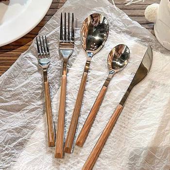Korean steak western restaurant knives and forks and spoon set