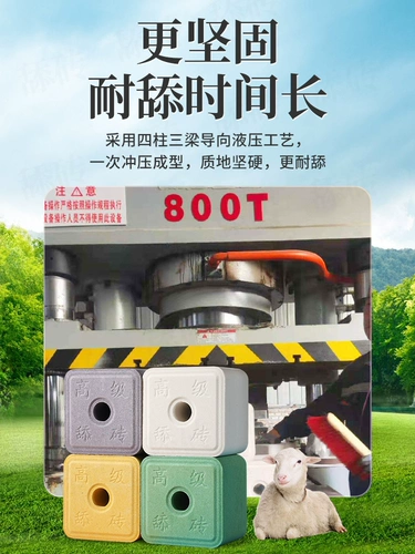 Китайские животные облизывают кирпичные говядины и овечь