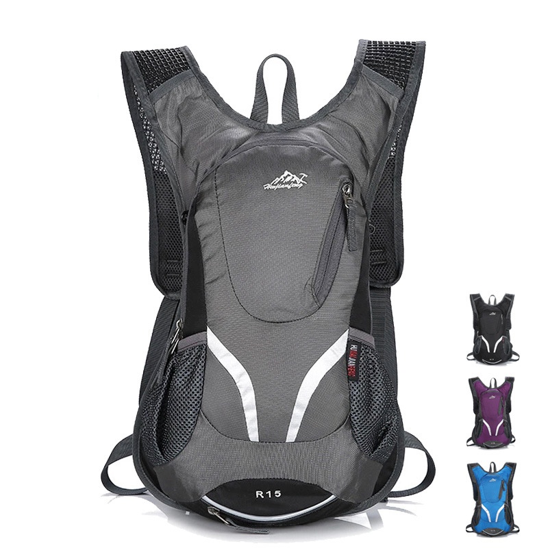 Bicycle riding backpack Men's and women's travel travel bag Outdoor waterproof shoulder sports bag Camping running walking bag