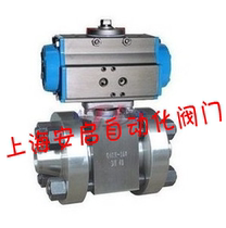 Q661F-160 pneumatic forged steel ball valve pneumatic high pressure ball valve forged steel ball valve DN32