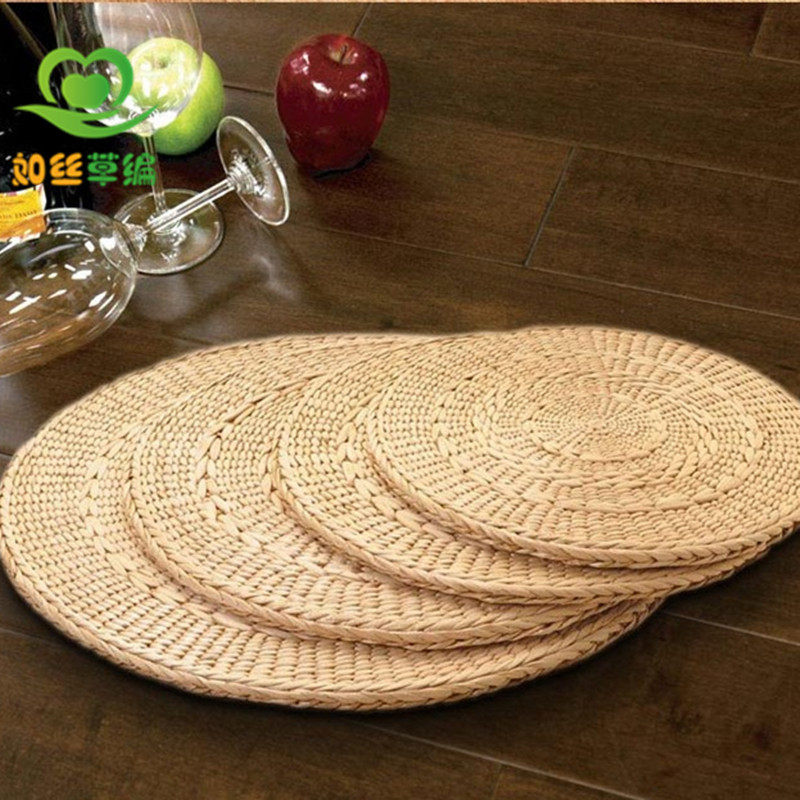 Play in Baifer's thick hand woven Phay cushion Grass cushion straw Mat Cushions tatami cushions Custom Balcony Chair Cushion