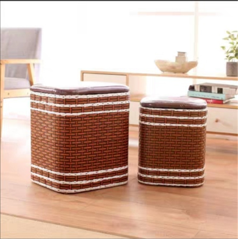 Such as silk field garden containing basket Dirty Clothes Barrel Covered can sit finishing box storage barrel Cosmetic Yard towels Slippers Basket