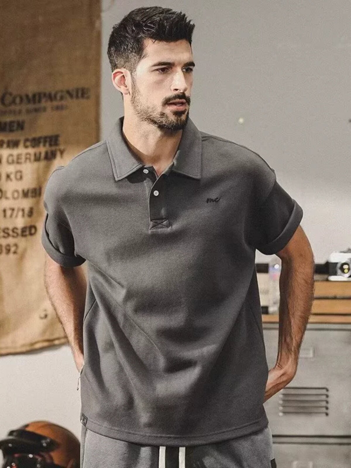 Men’s Cotton Polo Shirt – Short Sleeve Relaxed Fit Casual Summer Polo Tee