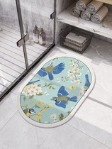 Diatom mud absorbent floor mat home bathroom non-slip Mat toilet door quick-drying foot mat diatomaceous earth mat carpet carpet