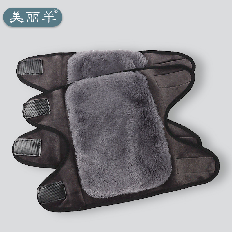 Kneecap warm and old chill leg autumn winter plus suede thickened male and female knee joint anti-cold old man warm bike outside wearing-Taobao