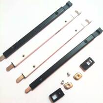 Tiandi latch Aluminum alloy flat door long latch 50 door latch extended latch Plastic steel door and window latch broken bridge