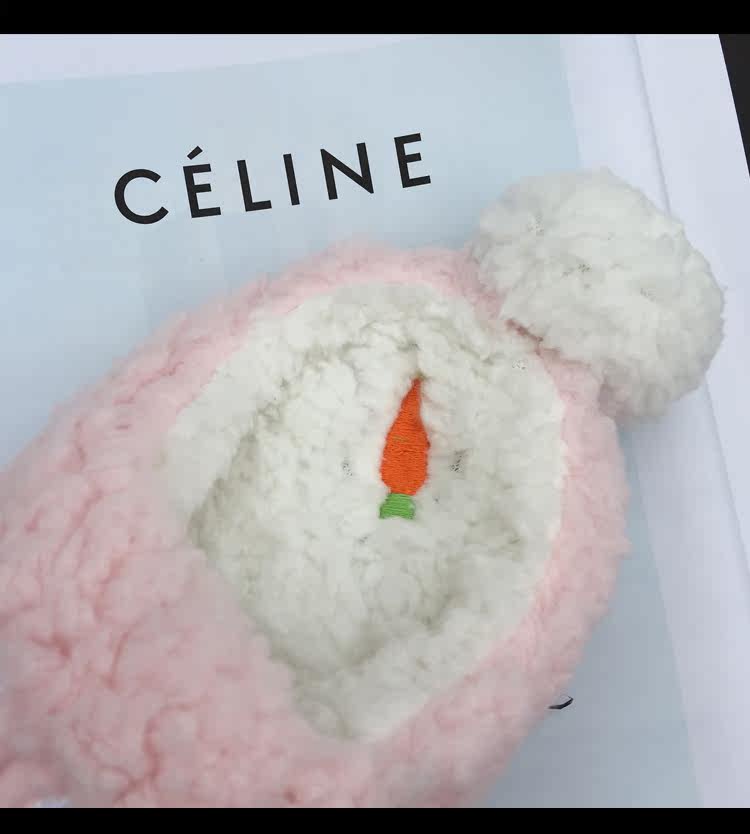 Pantoufles enfants en suède pour hiver - semelle tendon - Ref 1014210 Image 11