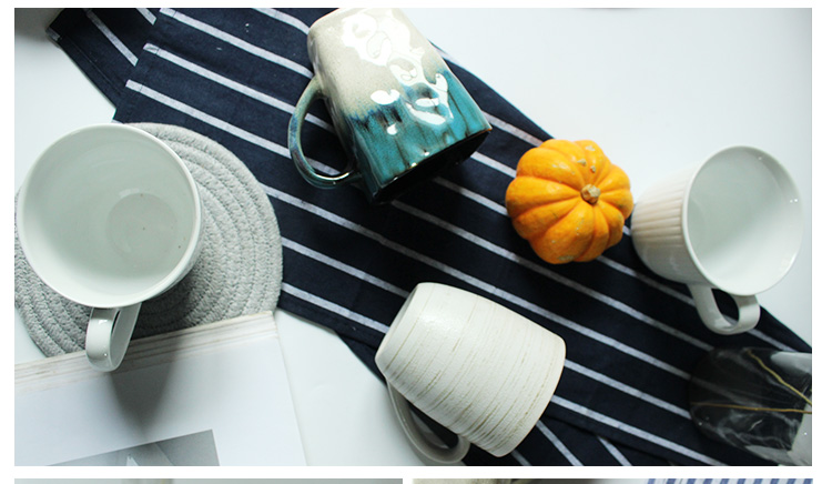 Thời trang sáng tạo đơn giản cốc gốm văn phòng cốc đôi tình nhân ly cốc màu nổi nhà hàng cốc cà phê bình thủy tinh đựng nước 2 lít